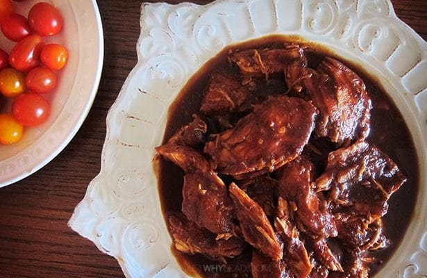 The Best Crock Pot Barbecue Chicken, at Let Why Lead