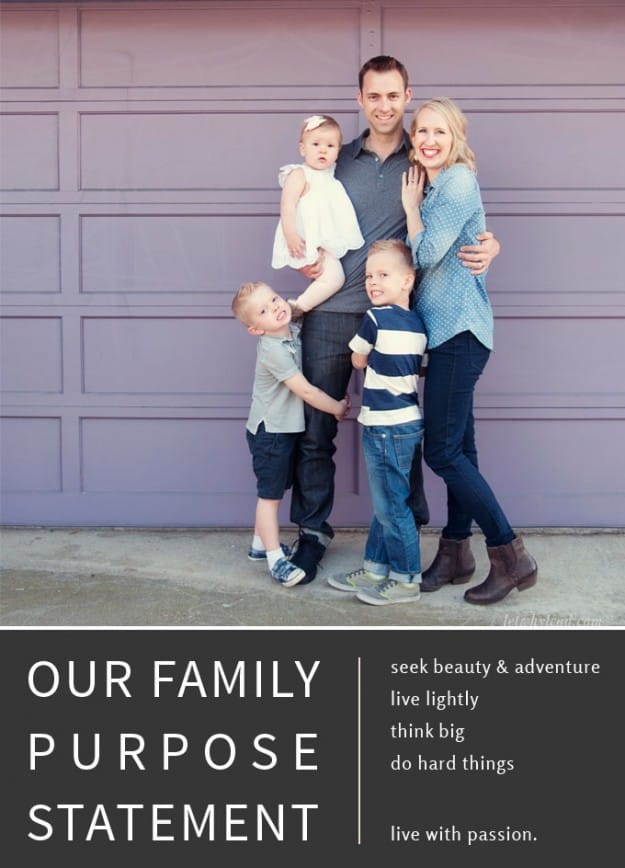 our-family-purpose-statement