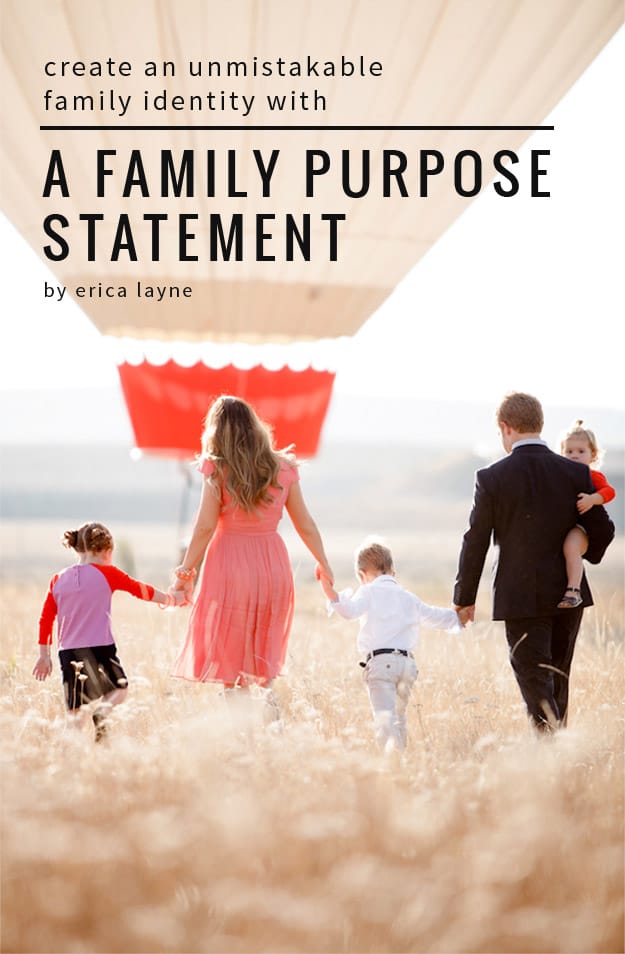 New ebook! Create an Unmistakable Family Identity with a Family Purpose Statement