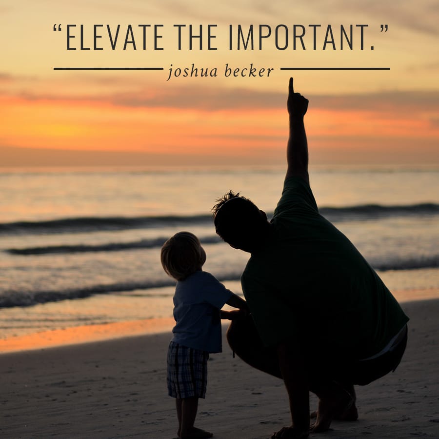 Elevate the Important