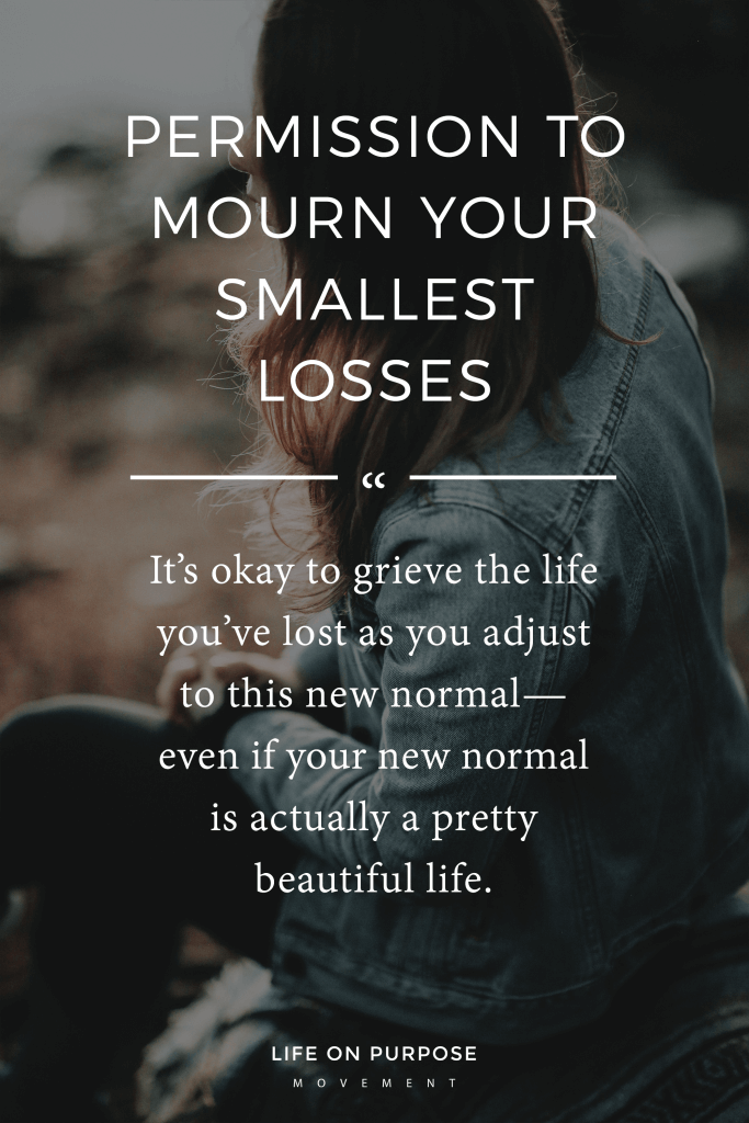 Permission to Mourn Even Your Smallest Losses - During the COVID-10 Pandemic #wholeheartedliving #permission #grief #pandemic #pandemic2020 #coronavirus